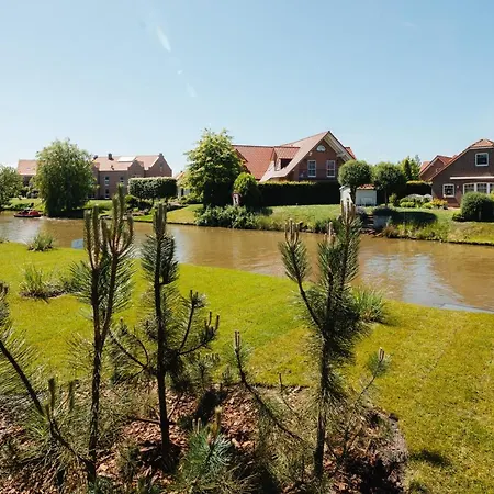 Kuesten Sued - Seitliche Wasserlage, Terrasse, 70qm Lägenhet Greetsiel