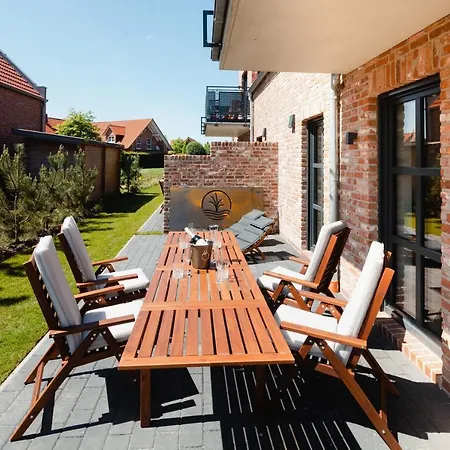 Апартаменты Kuesten Sued - Seitliche Wasserlage, Terrasse, 70qm